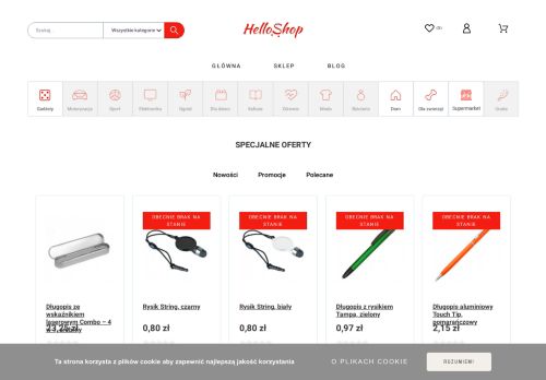 Sklep wielobranżowy online – HelloShop